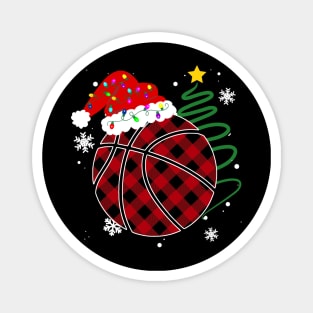 Buffalo Red Plaid Basketball Christmas Sport Xmas Pajama Magnet